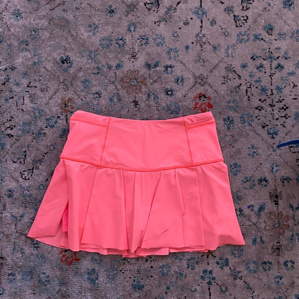 Neon Pink, Flowy Lululemon Tennis Skirt